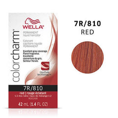 WELLA Color Charm Permanent Liquid Hair Color, Red, 1.4oz