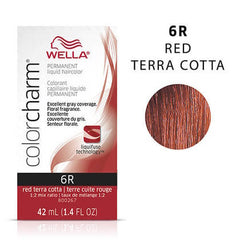 WELLA Color Charm Permanent Liquid Hair Color, Red, 1.4oz