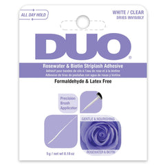 DUO Rosewater & Biotin Striplash Adhesive White/Clear 0.18oz