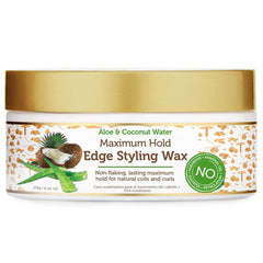 African Pride Moisture Miracle Aloe & Coconut Maximum Hold Edge Styling Wax 6 oz.