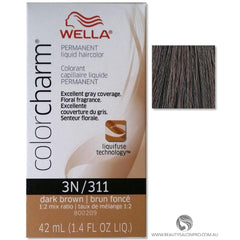 WELLA Color Charm Permanent Liquid Hair Color, Brown, 1.4oz