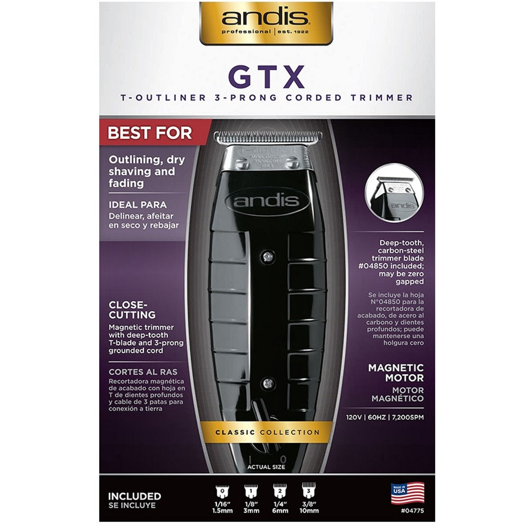 Andis GTX T-Outliner 3 Prong Corded Trimmer