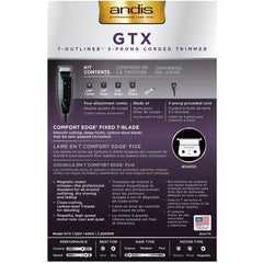 Andis GTX T-Outliner 3 Prong Corded Trimmer