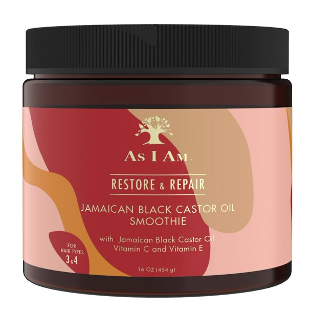 As I Am Restore & Repair Jamaican Black Castor Oil Smoothie, 16oz